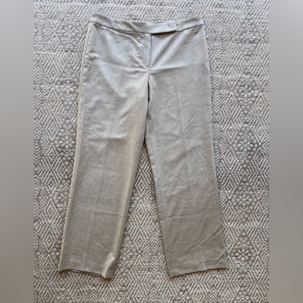Escada Camel Angora Wool Tailored Trousers Womens EU 44 Tan